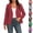 Multicolor, variant on Women's Blazer Jackets Casual Open Front Collarless Long Sleeve with Decorative Buttons Oversized Relaxed Fit Outerwear