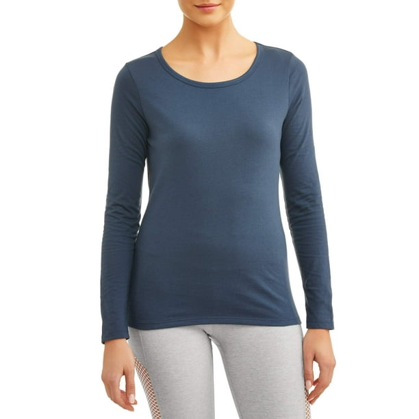 Athletic Works Women's Core Active Crewneck Long Sleeve TShirt