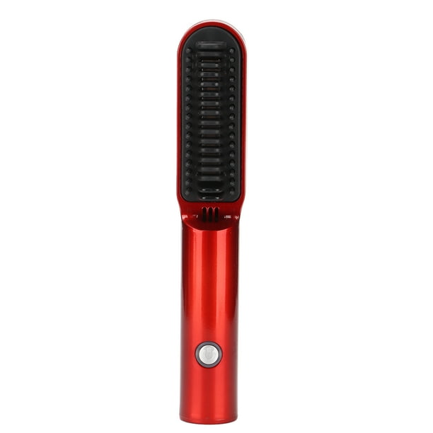 Peine Rizador Para Alisar El Cabello, Cepillo Eléctrico Para El Cabello Con Mango Ergonómico Seguro Para Peinar Para Viajar