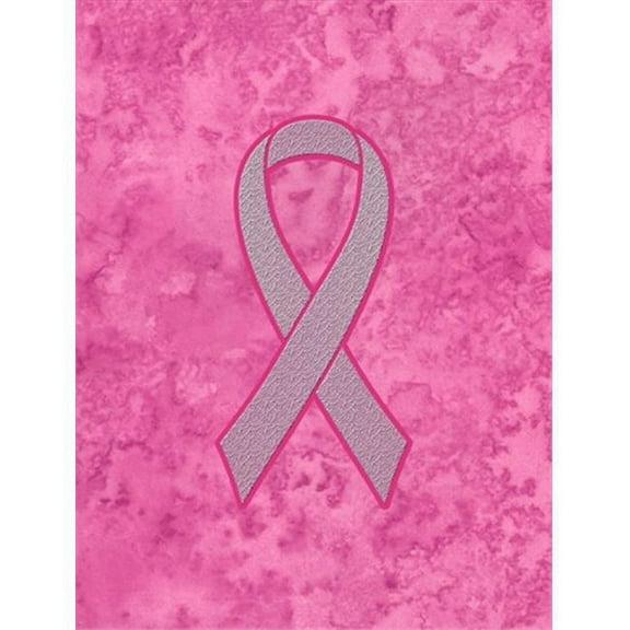 Pink Ribbon for Breast Cancer Awareness Garden Flag Size - 11 x 15 In.