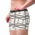 thumbnail image 4 of Haiem Anchors and Ropes Men's Boxer Briefs, Every Day Comfort Stretch Cotton Moisture-Wicking Underwear-Medium, 4 of 9