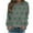Gray, variant on TKLPEHG St. Patrick's Day Sweatshirt for Women Green Shamrock Long Sleeve Tops Clovers Print Round Neck Pullover Tops (Purple,XXXL)