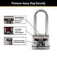 thumbnail image 4 of Candado Master Lock Magnum Acero Laminado 2 Pulgadas Wide Paquete de 4 Llaves Iguales, 4 of 7