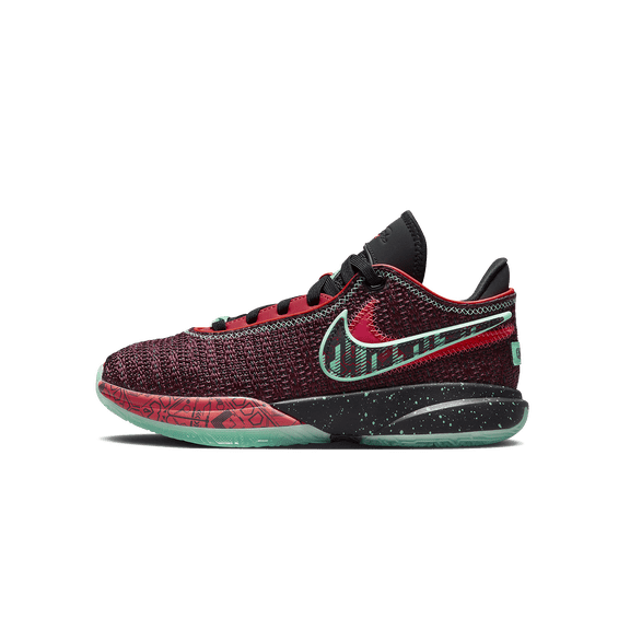 NIKE GRADE SCHOOL LeBron 20 GS "Night Maroon" FB8974 600 FB8974 600 from Stadium Goods