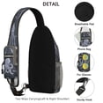 thumbnail image 3 of Crossbody Sling Backpack for Women Men Squids and Octopi in Navy Shoulder Sling Crossbody Casual Chest Bag for Travel Sports Running Hiking, 3 of 6