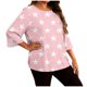 thumbnail image 3 of TaTaai Plus Size Gradient Print T-Shirt, Women's Long Sleeve Round Neck Top, Casual Loose Fit Blouse, Soft Home Wear, All Seasons Daily Attire Gift, 3 of 6