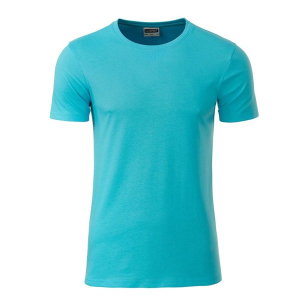 James and Nicholson - Camiseta básica para hombre (Azul Pacífico)