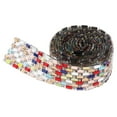 thumbnail image 4 of Rongfmy Rhinestone Ribbon Crystal Sewing Crafts 2cm - Colorful Rectangle, 4 of 7