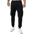 thumbnail image 1 of FOCUSNORM Men Velvet Pants High Waist Drawstring Loose Casual Jogger Trousers, 1 of 5