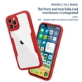 thumbnail image 5 of iPhone 13 Pro Max Clear Case with Front Screen Protector, Dteck 360 Degree Full Body Shockproof Case Crystal Transparent Back Cover for iPhone 13 Pro Max 6.7 inch, Red, 5 of 6