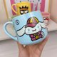 thumbnail image 1 of Taza de agua de dibujos animados Kawaii Sanrio Hello Kitty My Melody Bad Badtz Maru Taza de cerámica antiescaldado resistente a altas temperaturas, 1 of 4