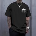 thumbnail image 5 of Ankishi Mens Beach T Shirts Palm Tree Short Sleeve Crewneck Hawaiian Cotton Graphic Tees Summer Tops for Vacation, 5 of 8