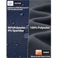 thumbnail image 4 of Softshell Jacket Women Pioneer Camp 30K Waterproof Fleece Lined, 4 of 6