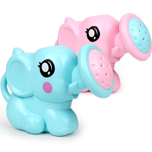 NETSENG Baby Bathing Water Toys Elephant Shower Kettle Water Accessories Parent-child Interactive Toys, Pink
