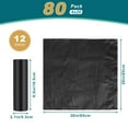 thumbnail image 2 of HK 80 Counts Portable Toilet Liner Bags, Compostable Bags for Outdoor Indoor Camping Car Travel, 65 * 65 CM, 12 Gal, 2 of 7