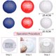 thumbnail image 3 of Decoraciones para fiestas, linternas de papel colgantes y decoraciones para fiestas de cumpleaños y graduación con pompones en el bosque, 3 of 7