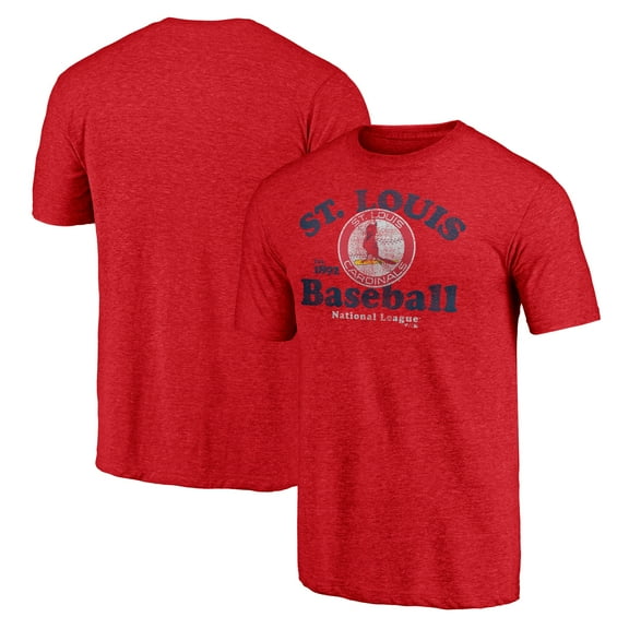 Men's Red St. Louis Cardinals Our Game Tri-Blend T-Shirt
