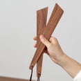 thumbnail image 6 of Muso Wood 9.8" Teak Wood Spatula for Cooking, Small Wood Flipper, Non-Stick Spatula Set, Multi-Purpose Spatulas for Flipping, Serving, Scraping & Turning (Set of 3), 6 of 7