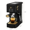 thumbnail image 4 of Beautiful Slim Espresso Maker with 20-Bar Pressure, White Icing by Drew Barrymore, 4 of 9