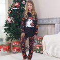 thumbnail image 2 of Nvse|Halloween Family Matching Pajama Set, Long Sleeve Pajamas Set Bat/Ghost/Pumpkin Prints Cotton Sleepwear 2 Piece Pjs Funny Sleepwear Jammies for 8 Years, 2 of 5