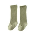 thumbnail image 2 of Bnwani Infant Socks for Girls Knee High Warm Floor Indoor Cute Socks Green 6-12 Months, 2 of 3
