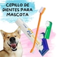 thumbnail image 2 of Kit Dental VERALY.MX Limpieza Profunda Mascota Perro Pasta y Cepillo Doble Dedal Silicona Flexible, 2 of 9