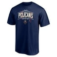 thumbnail image 2 of Men's Navy New Orleans Pelicans Push Ahead T-Shirt, 2 of 3