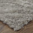 thumbnail image 5 of Feizy Indochine Modern Solid, Gray/Silver, 9' x 12' Area Rug Sheen Fade Resistant Luxury & Glam Floor Rug for Living room Bedroom, 5 of 10