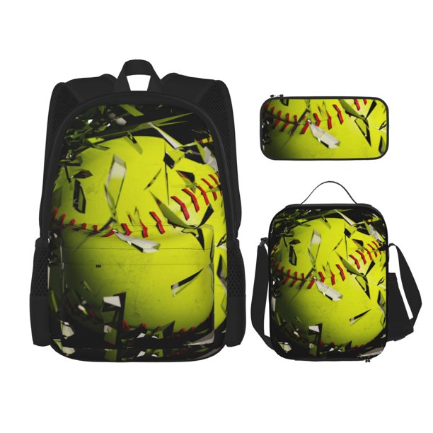 Balery Ball Mochila Escolar 3 en 1 para Niños - Mochila Resistente con Lonchera Térmica y Estuche - Mochila Escolar para Niños y Niñas