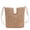 White, variant on Straw Beach Bags for Women,summer purses for women 2026, Leather Straps Straw Clutch Purse Vacation, Ideal Summer Gift