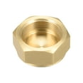 thumbnail image 3 of Tapón de conexión de latón hembra de 1/2SAE, tapón de cabeza hexagonal, 2 piezas, 3 of 5