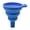Blue, variant on 5PCS Funnels for Kitchen Use, Food Grade Silicone Collapsible Kitchen Funnel,Food Grade Funnels for Liquid, Powder, and Transfer-Pink