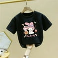 thumbnail image 2 of Sanrio Girls Summer Spring T-Shirt Short Sleeve Children's Clothing Top My Melody Cartoon Cute Student Versatile Casual Gift, 2 of 15