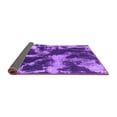 thumbnail image 2 of Ahgly Company Indoor Square Abstract Purple Modern Area Rugs, 6' Square, 2 of 4
