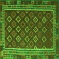 thumbnail image 1 of Ahgly Company Indoor Square Southwestern Green Country Area Rugs, 4' Square, 1 of 1