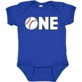 thumbnail image 3 of Inktastic One Baseball First Birthday Boys or Girls Baby Bodysuit, 3 of 5
