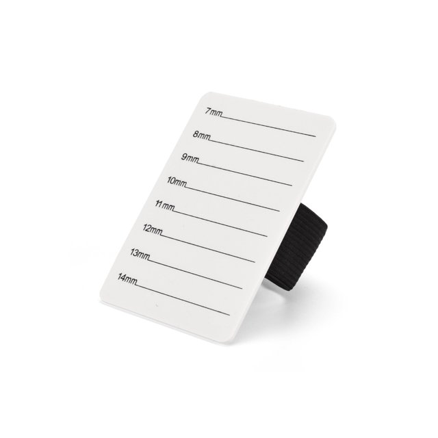 Seitruly Placa de mano para pestañas postizas con correa para la muñeca bandeja de tira elástica ajustable paleta acrílica paleta de injerto de Pestañas postizas Seitruly CE001623-00