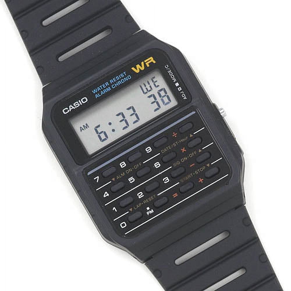 Casio Men's Vintage Calculator and Calendar Watch CA53W-1 - image 2 of 3