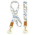 thumbnail image 2 of TIELUTT Korean Fresh Polyester Needle Leaf Printed Wrist Rope Window Decorations Hanging Stained Glass Chandelier Teardrop Decorative Glass Beads Beads 12 Inches Christmas, 2 of 6