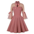 thumbnail image 1 of Robe à Manches Longues pour Femmes Aguichant Mode Femmes Été Rétro Décontracté Chandail Couleur Unie Aguichant Robe Longue à Manches Longues Robe d'Été pour Femmes Aguichant Longue Robe d'Été pour Femmes, 1 of 3