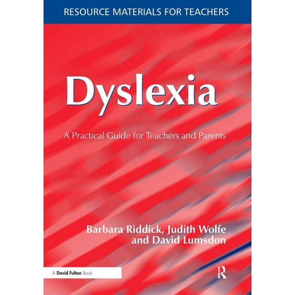 Resource Materials for Teachers Dyslexia: A Practical Guide for Teachers and Parents, (Paperback)