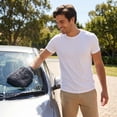 thumbnail image 4 of VVQ Scratch-Free Microfiber Car Washing Mitt, Super Water Absorbing Cleaning Glove for Vehicle Window Furniture Wiping, Car Wash Mitt for Car Detailing, Black, 4 of 6