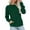 Dark Green, variant on Crewneck Sweatshirts Women Lounge Long Sleeve Sweatshirts with Pockets, Baggy Warm Tunic Tops Basic Trendy Lightweight Womens Clothes, Hot Pink M