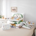 thumbnail image 6 of Feelyou Teens Farm Sheep Bedding Comforter Set 7 Pieces, Cartoon Zoo Animal Full Bedding Set, Kawaii Giraffe Zebra Reversible Fitted Sheet Flat Sheet, Lightweight Room Decor, 6 of 8