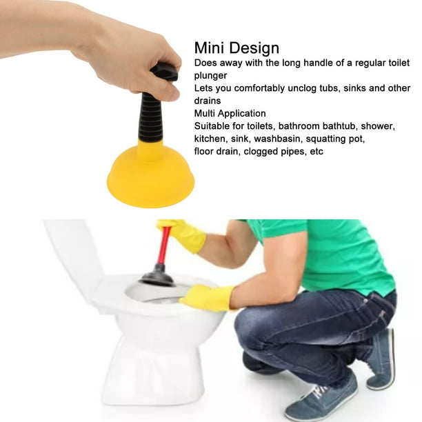 Toilet unclogger tool top