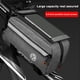 thumbnail image 1 of Alforja para cuadro de bicicleta | Soporte para teléfono de gran capacidad (menos de 15 cm) | Poliéster impermeable con pantalla de TPU | Bandas reflectantes para seguridad nocturna | Bolsa para mani, 1 of 5