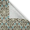 thumbnail image 3 of Ambesonne Brown and Blue Kitchen Curtains, Eastern Star, 55"x39", Taupe Pale Blue Brown, 3 of 3
