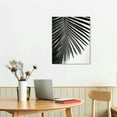thumbnail image 3 of PIKWEEK  Framed Canvas Wall Art Large Tropical Coconut Palm Leaves Botanical Plants Watercolor Minimalism Modern Expressive Black and White for Living Room, Bedroom, Office, 3 of 5