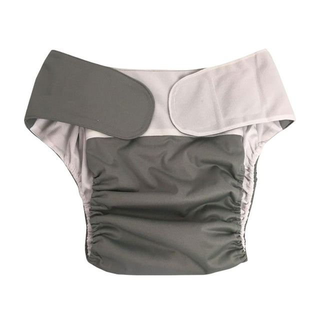 Couche-culotte en Tissu pour Adulte Réutilisable Couche-Culotte pour Adulte Pantalon Anti-Fuite pour Hommes Femmes