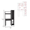 thumbnail image 2 of Versalles Writintg Desk, Two Superior Shelves, Five Cubbies -Smokey Oak, 2 of 5